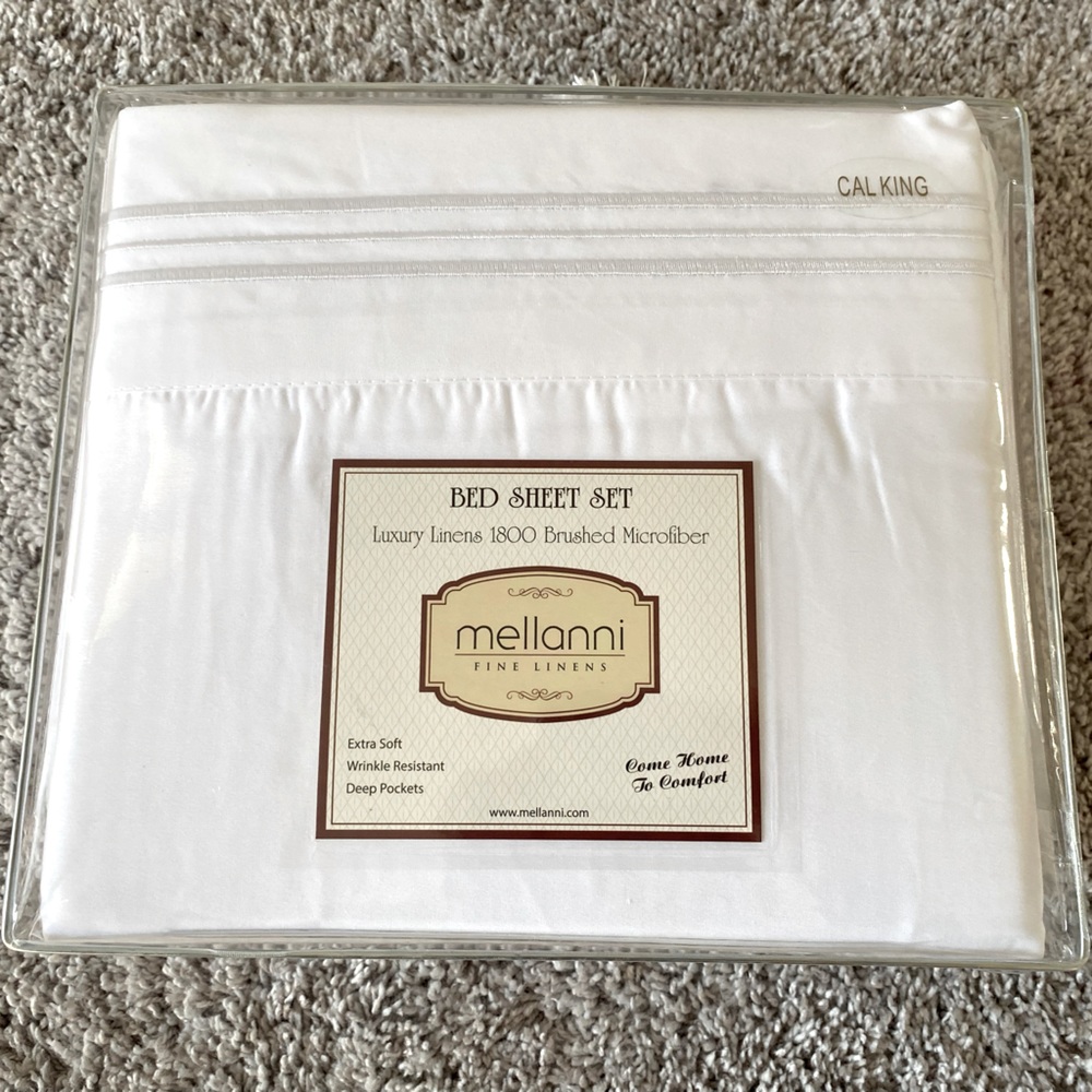 Mellanni Fine Linens sheet set